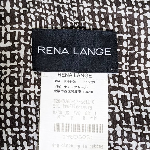 RENA LANGE Wool Bouclé Poncho/Cape with Knit Detail & Suede Belt - Picture 9 of 12